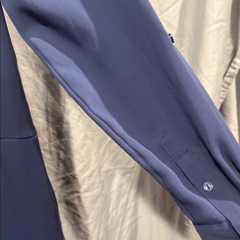 Chic Long Sleeve Blue Dress - Picture 15 of 15